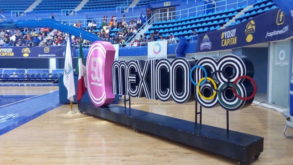 El Gimnasio Olímpico Juan de la Barrera es celebrado dentro del 50 aniversario de México '68.