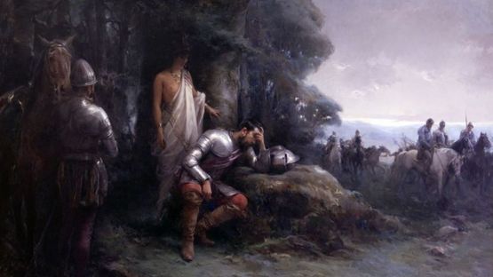 El pintor español Manuel Ramírez e Ibáñez (1826-1925) pintó a finales del siglo XIX un cuadro sobre la "Noche Triste"