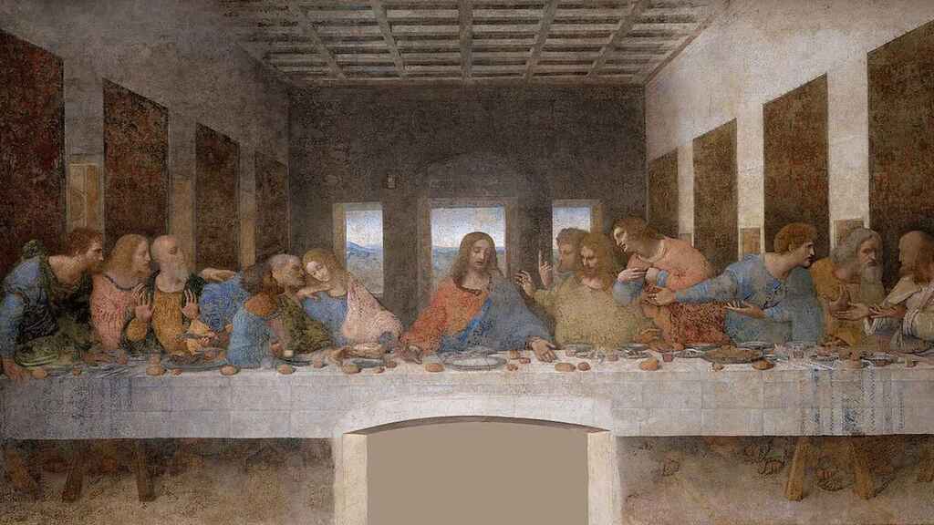 La última cena de Da Vinci restaurada 