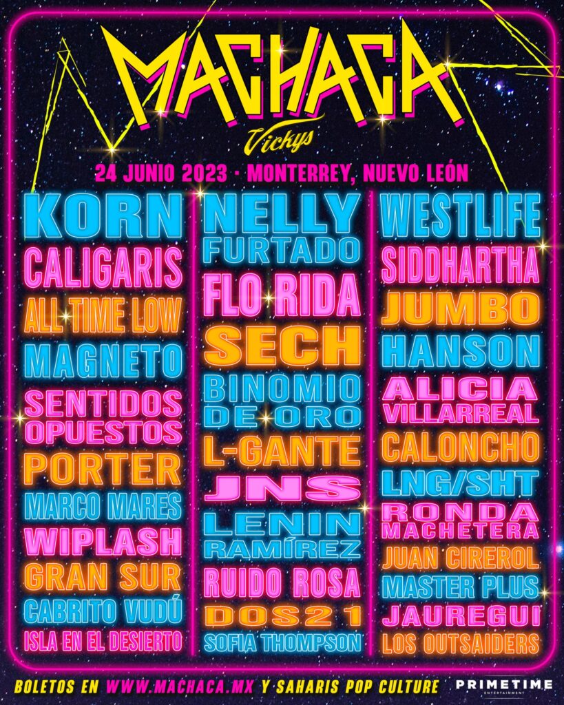 Cartel oficial del Machaca Festival 2023.